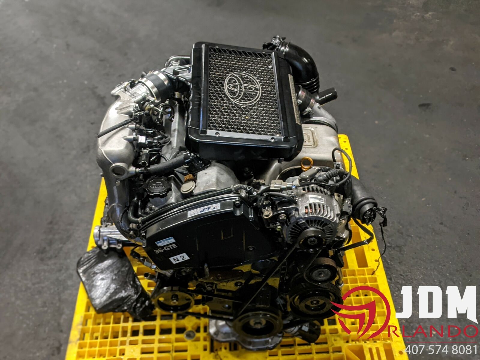 98-02 TOYOTA CALDINA 2.0L TURBO ENGINE LOOM & ECU JDM 3S-GTE