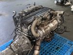 90-95 TOYOTA JZX90 2.5L TWIN TURBO ENGINE & RWD AUTO TRANSMISSION JDM 1JZ-GTE 5